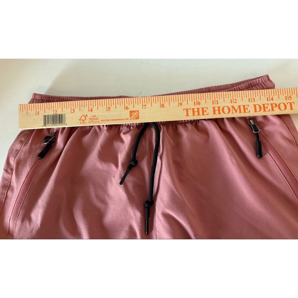 Santiny athletic shorts zip pockets women's medium euc cargo - Picture 8 of 10